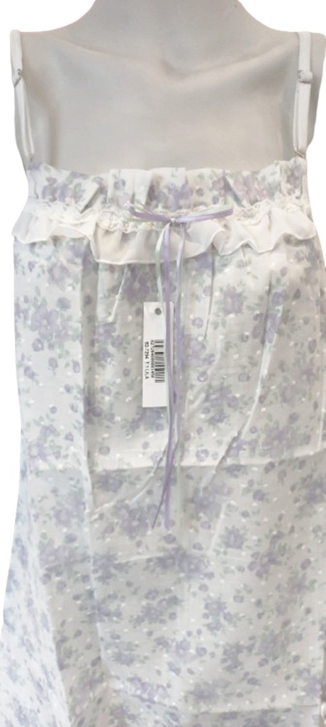 Camison De Verano Algodon Estampado Marcela Ferz 827294