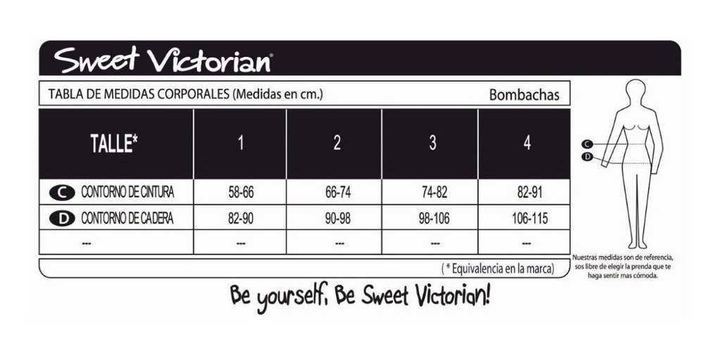 Colaless De Microfibra Con Elasticos Sweet Victorian 114 134