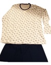 Pijama Manga Larga Pantalon Largo Algodon Invierno Ferz 8430