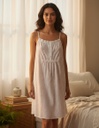 Camison Solero Verano Algodon Estampado Marcela Ferz 827218