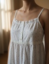 Camison Solero Verano Algodon Estampado Marcela Ferz 827218