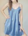 Camisolin De Raso/saten Seda Clásico Nicolle Naira Colores 101