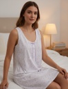 Camison De Verano Algodon Musculosa Marcela Ferz 827303