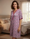 Camison Remeron Camisola Verano Algodon Marcela Ferz 827366
