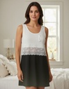 Camison Corto Musculosa Verano Algodon Marcela Ferz 827379