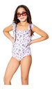 Malla Entera Estampada Nena Con Volado Bianca Mar 12959mar