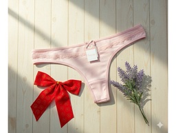 Colaless Algodón Y Puntilla Navidad Rosa Marisabel 2127