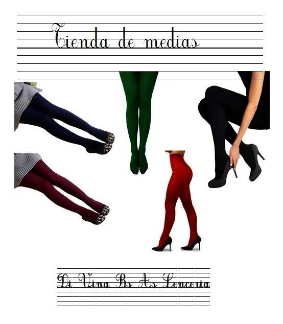 Media Panty Can Can Ultra Opaca Licra Mujer Apogeo  Ar 9000