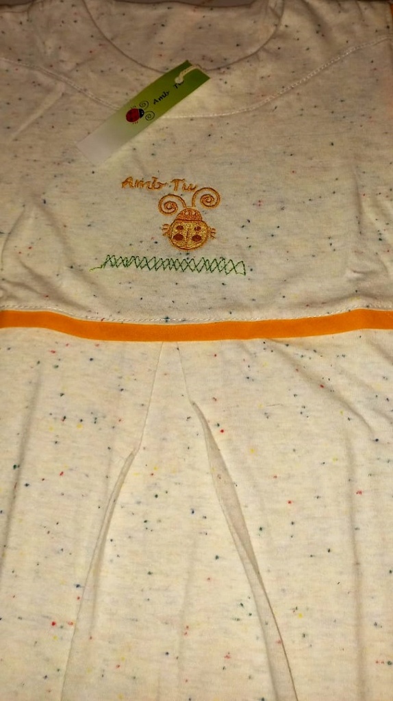 Camison Vestido De Algodon Nena 2 / 4 Años Ambtu