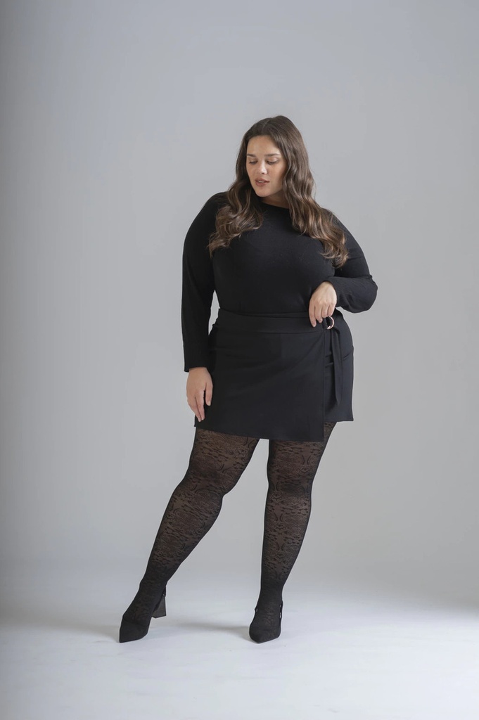 Panty Fantasia Con Diseño Dibujos Medias Eden Mora 2433