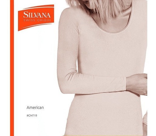 Camiseta Manga Larga Termica  Silvana American  Art Cmt19