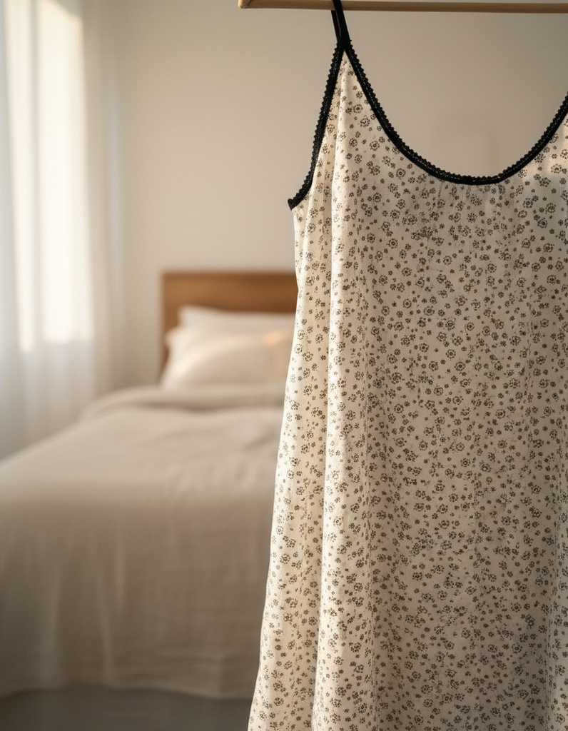 Camison Solero Breteles Verano Algodon Marcela Ferz 827178