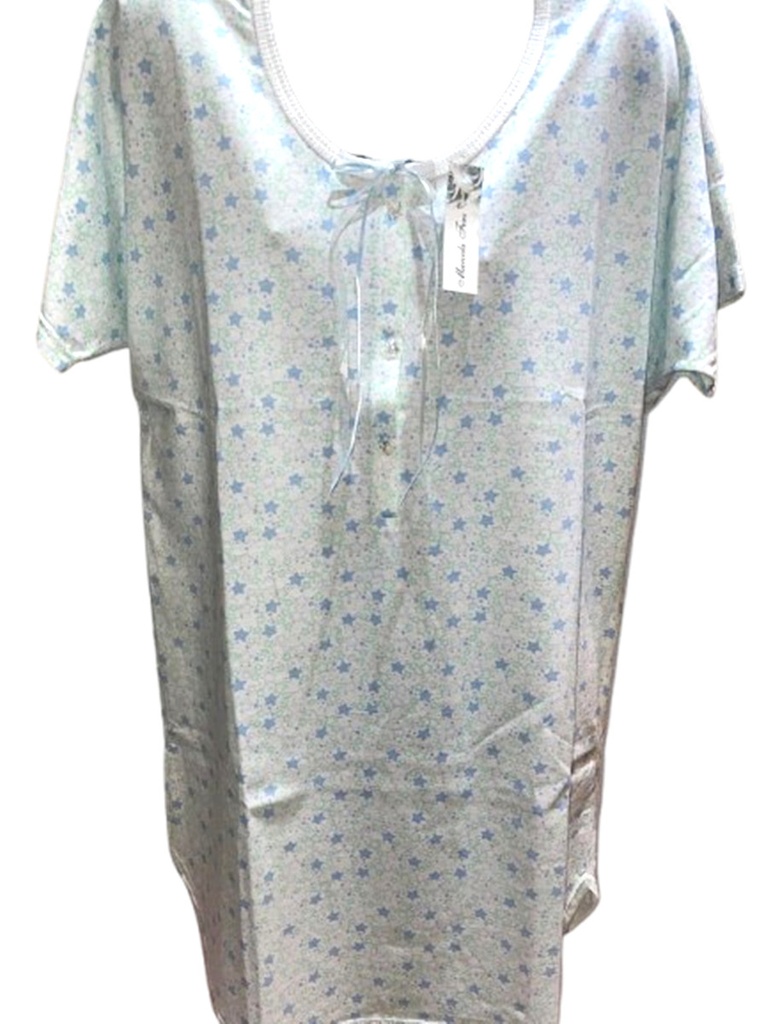 Camison Manga Corta Verano Algodon Marcela Ferz 827352