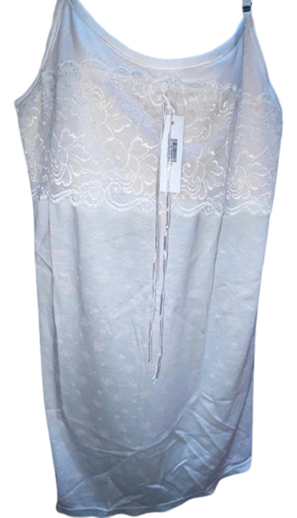 Camison Solero Verano Algodon Romantico Encaje Ferz 827391