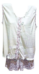 [FER828331BLA2] FERZ 828331 PIJAMA MUSCULOSA SHORT FLORCITAS