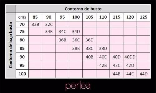 Corpiño Reductor Reforzado Con Aro  Perlea  Art 87