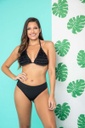 Bikini Triangulo Malla Corpiño Con Volados Bianca Ar 3061