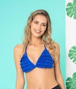 Bikini Triangulo Malla Corpiño Con Volados Bianca Ar 3061
