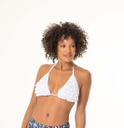 Bikini Triangulo Malla Corpiño Con Volados Bianca Ar 3061