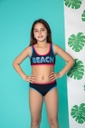 Bikini Malla Nena Niña Estampada Deportiva Bianca Mare 3064