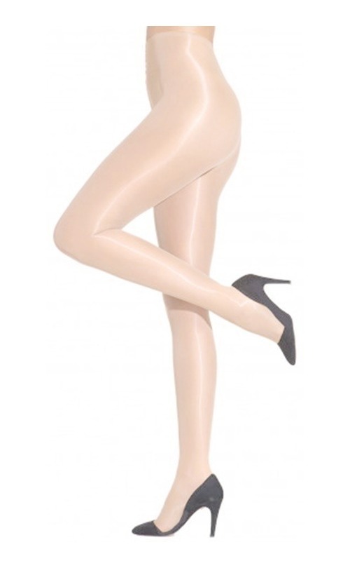 Media Panty Lycra Con Brillo De Vestir Fina Silvana Art 6835