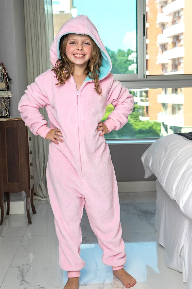 Pijama Nena Mono Plush Peluche Pijama Party Bianca Art 21508