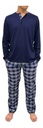 Pijama Hombre Invierno Algodon Y Pantalon Viyela  3 Ases 706