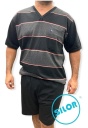 Pijama Hombre Varon Algodon Jersey Rayado Silor Verano 2183