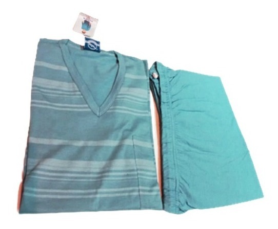 Pijama Hombre Varon Algodon Jersey Rayado Silor Verano 2183