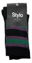 Media Unisex  Tennis Rayado De Algodon Stylo 8011