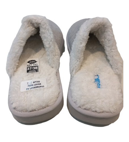 Pantufla Chinela Unisex C/plantilla Corderito  Ikki 343