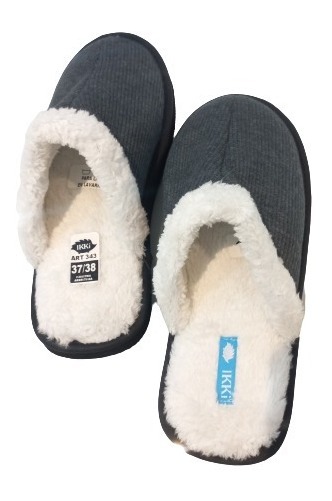 Pantufla Chinela Unisex C/plantilla Corderito  Ikki 343