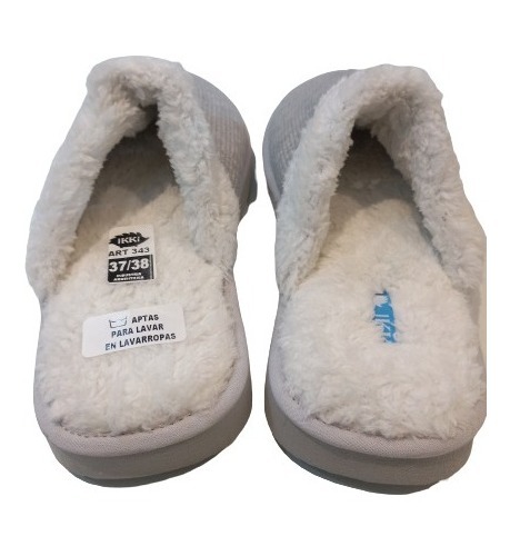 Pantufla Chinela Unisex C/plantilla Corderito  Ikki 343