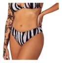 Bombacha Colales Alta Malla Bikini Estampada Bianca Ar 24280