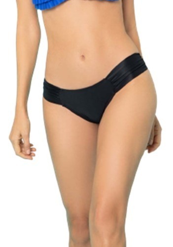 Bombacha Bikini Malla C/frunce Lateral No Marca Bianca 24270