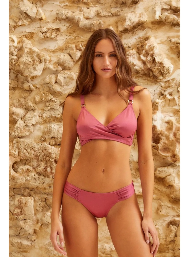 Bikini Malla Vedettina Con Frunce Lateral Sweet Lady Art 776