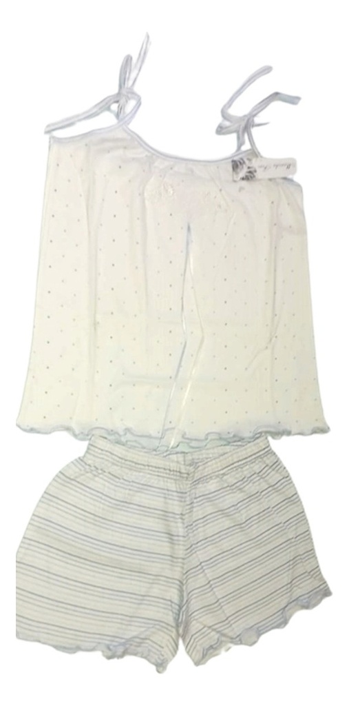 Pijama De Nena Verano Musculosa + Short Marcela Ferz