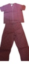 Pijama Hombre Manga Corta Pantalon Largo Camisero Habano 962