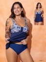 Tankini Talle Del 3 Al 9 Malla Traje De Baño Bianca 24238