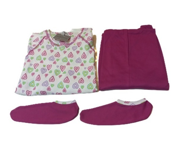 Pijama Invierno Mujer Algodon Delle Done Liquidacion Ar 8020