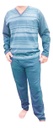 Pijama Hombre Invierno Varon Algodon Jersey Rayas Silor 400