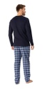 Pijama Hombre Invierno Algodon Y Pantalon Viyela  3 Ases 706