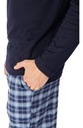 Pijama Hombre Invierno Algodon Y Pantalon Viyela  3 Ases 706