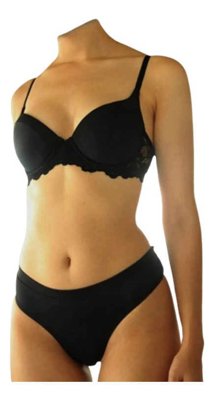 Conjunto Andressa Corpiño Push Up + Colaless Art 5608