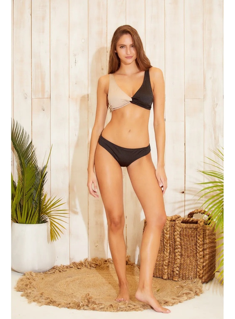 Bikini Conjunto Top Cruzado + Tiro Corto Sweet Lady 75924