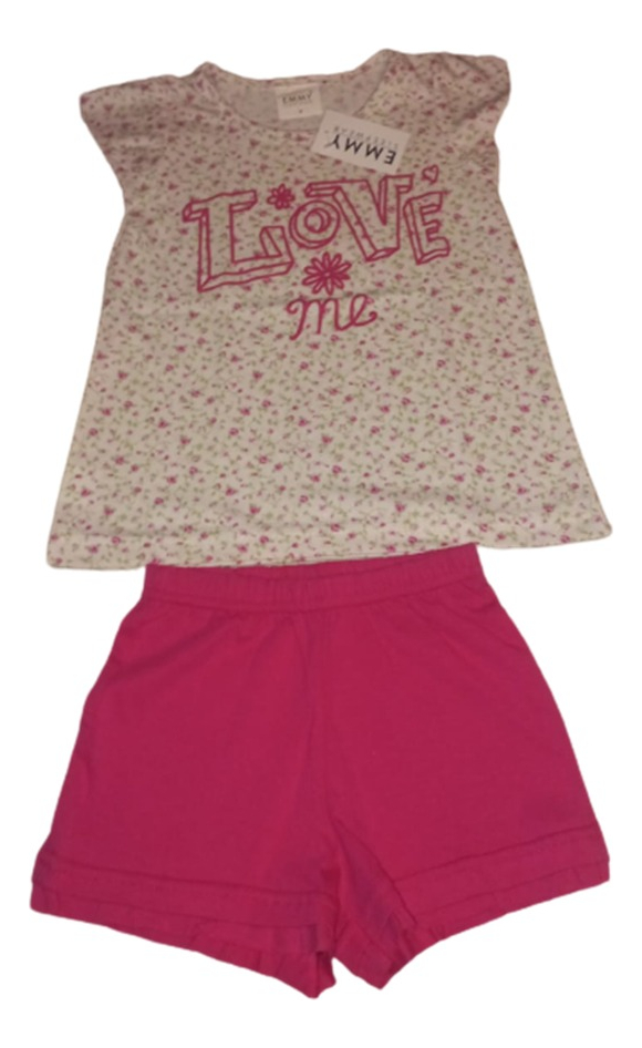 Pijama De Nena Verano Musculosa + Short Emmy 921