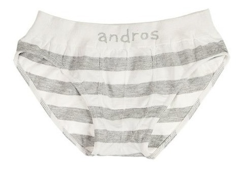 Calzoncillo Slip Nene Niño Algodon Talle 4 A 12 Andros 5508