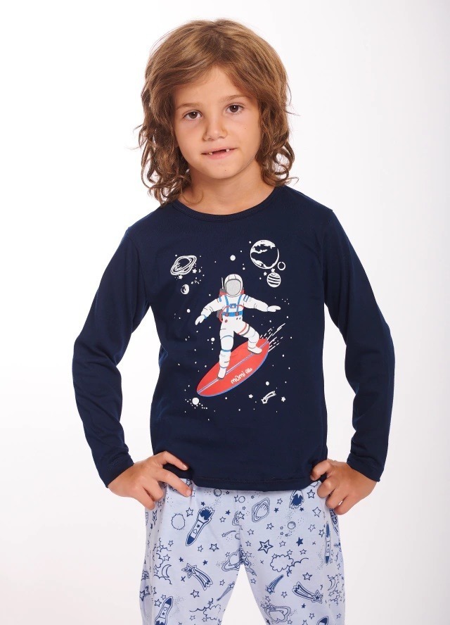 Pijama Nene Varon Niño Algodon Invierno  Mumi Dolls 8011