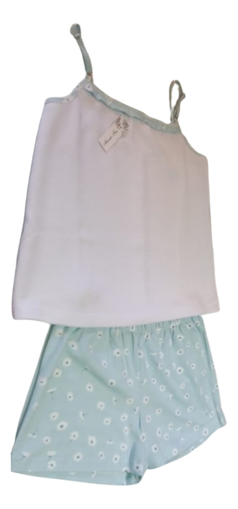 Pijama Solera + Short De Verano Algodon Ferz 828446