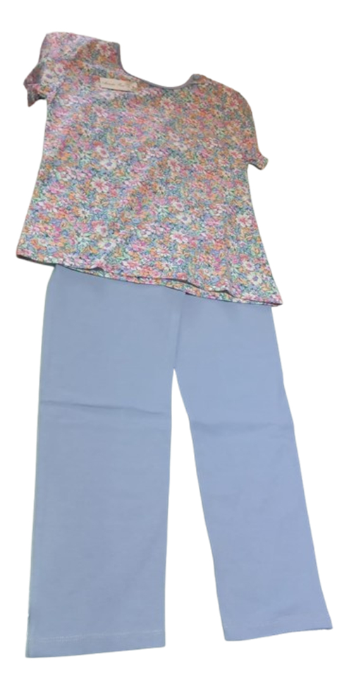 Pijama Manga Corta Con Capri Algodon Ferz 828460